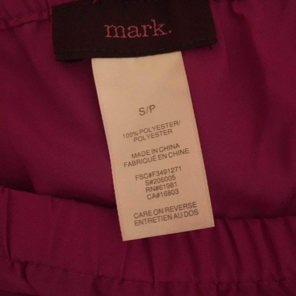 Mark Magenta Ruffle Dress - Picture 6 of 6